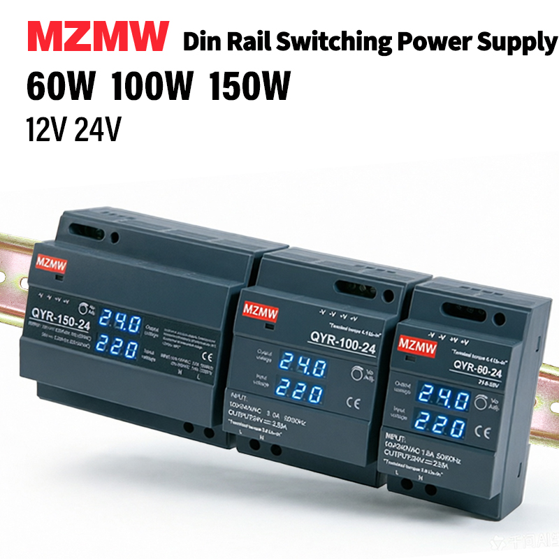 Smps Power Supply - Zasilacz impulsowy na szynę DIN MZMW