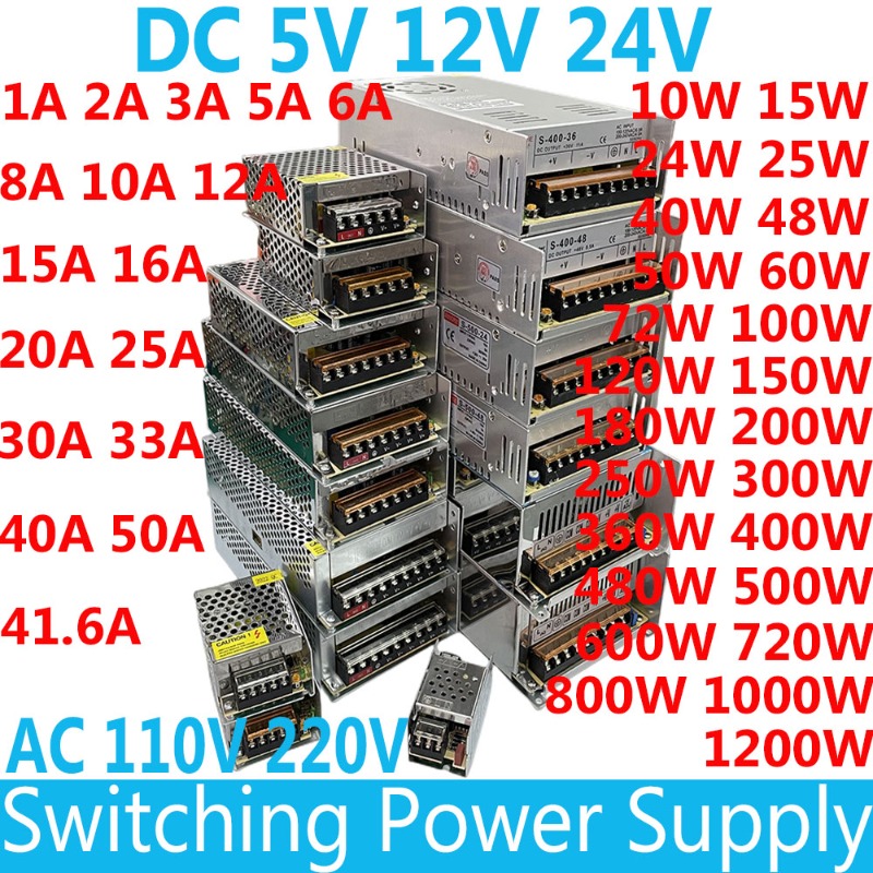 Smps Power Supply - Zasilacz impulsowy AC 110V 220V do