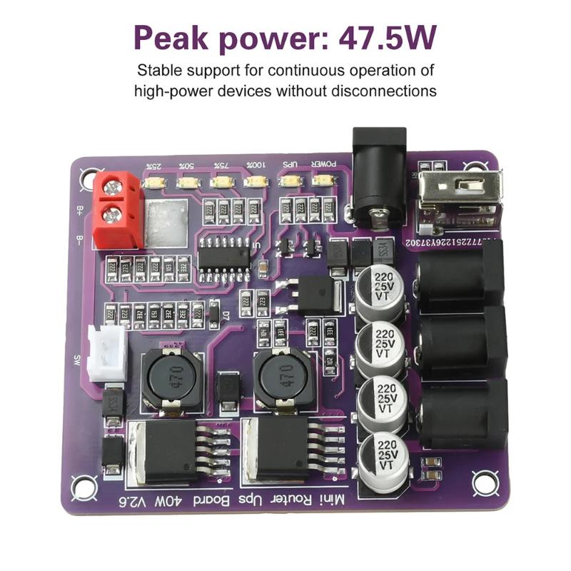 Płytka UPS do mini routera 40W – Power Supply 12V recenzja i cena