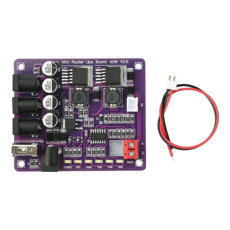 Płytka UPS do mini routera 40W – Power Supply 12V recenzja i cena