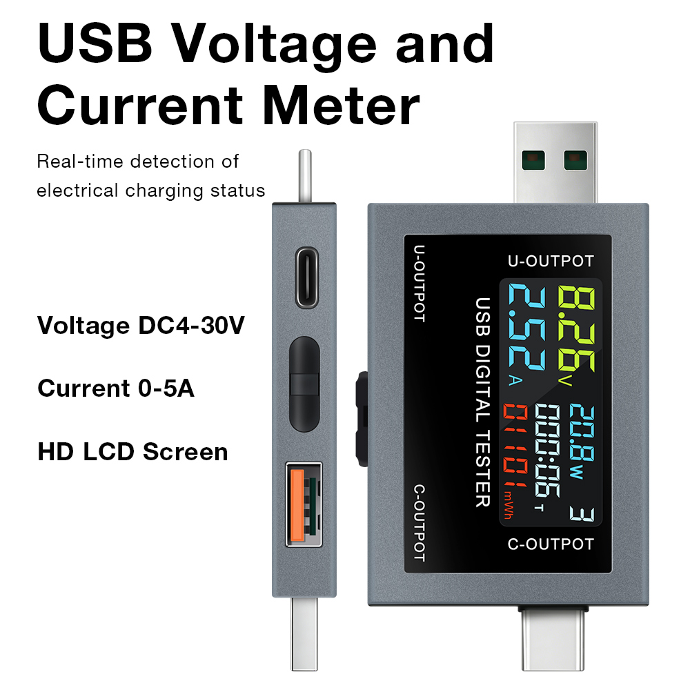 Tester ładowania USB Type-C DC – Power Supply Tester recenzja i cena