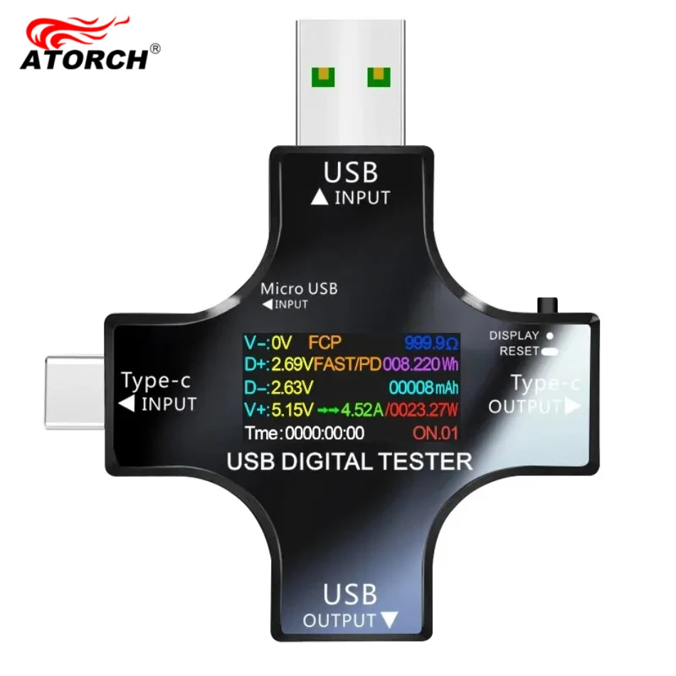 Tester USB DC Type-C PD Cyfrow – Power Supply Tester recenzja i cena