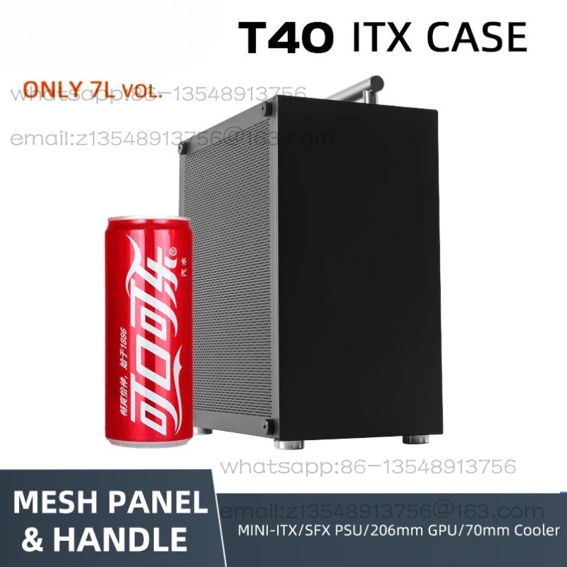 Obudowa T40 Mini ITX Czarna 7L – Psu Computer recenzja i cena