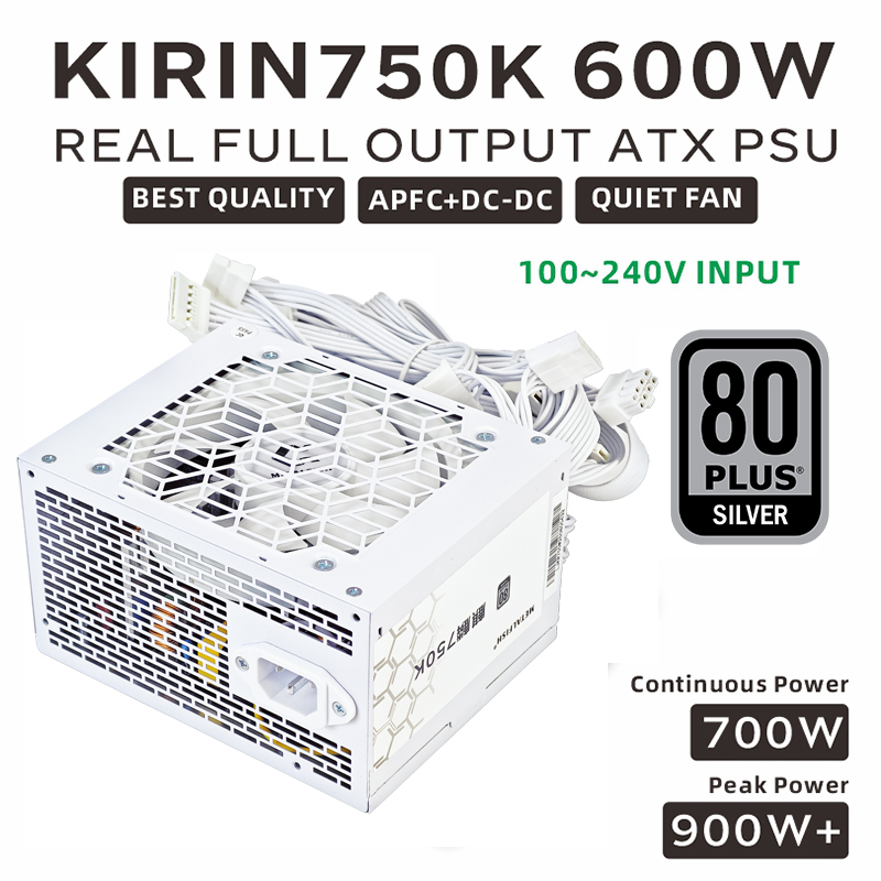 METALFISH KIRIN750K Biała Obud – Power Supply 650W recenzja i cena